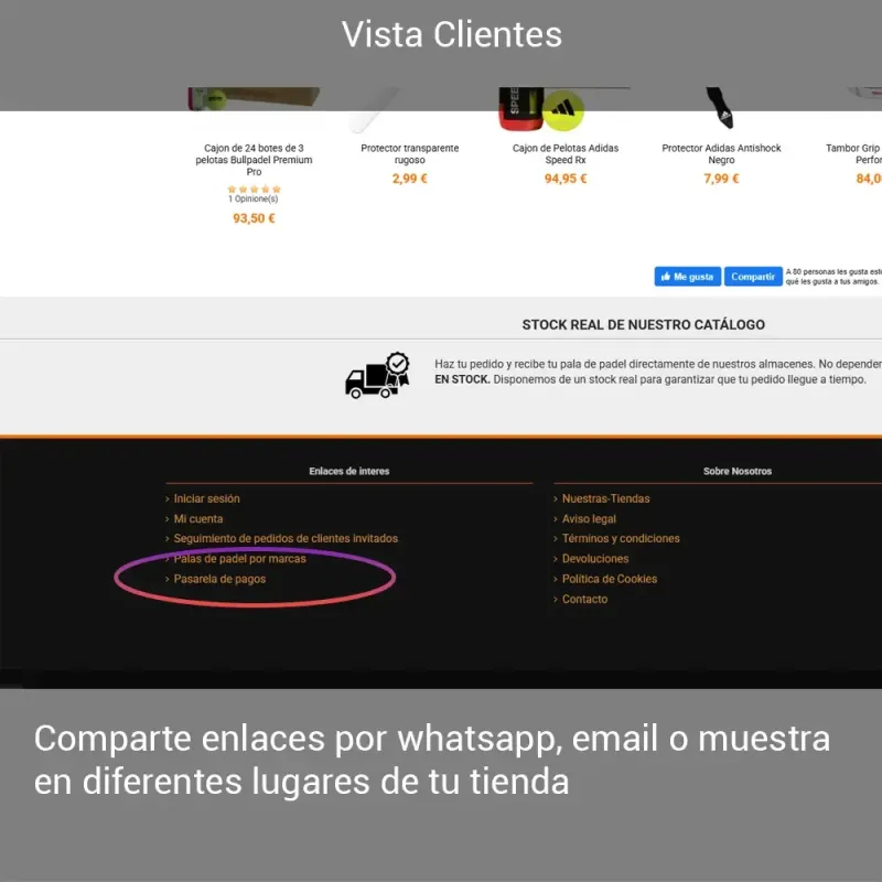 Pasarela de pago TPV - Tarjeta de crédito sin pedido